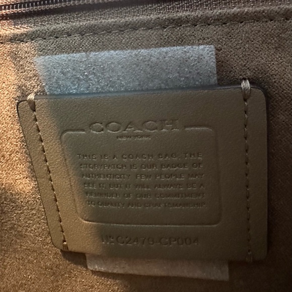 NEW- Coach Eliza Shoulder Bag- color Taupe - Picture 11 of 13